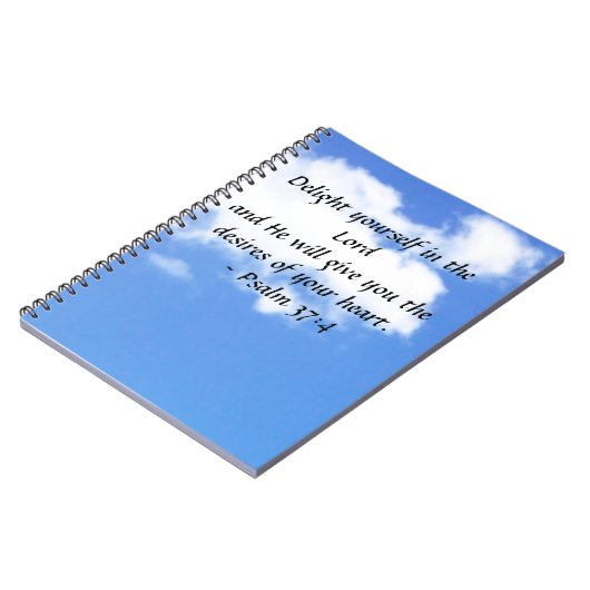 詩編37:4 ノートブック (左側)