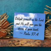 詩編37:4 フォトプラーク (側面)