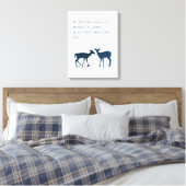 詩編42 1鹿パンツのような水 キャンバスプリント (インサイチュ (寝室))