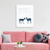 詩編42 1鹿パンツのような水 キャンバスプリント (インサイチュ (リビング))