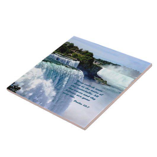 詩編42:7 タイル (側面)