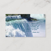 詩編42:7 名刺 (裏面)