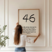 詩編46はまだ知っているクリスチャンのポスター ポスター