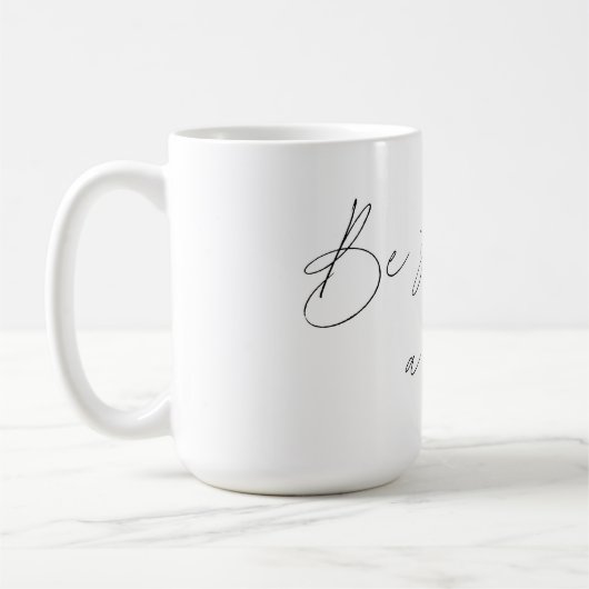 詩編46:10コーヒーマグ – まだ知っている コーヒーマグカップ (左)