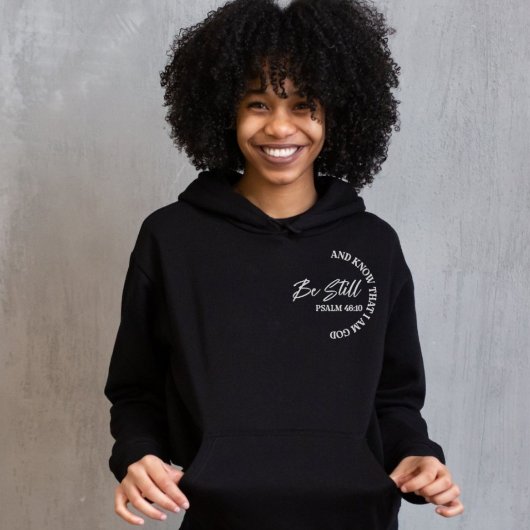 詩編46:10 | キリスト教聖書引用文 パーカ