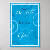 詩編46:10 ポスター (正面)