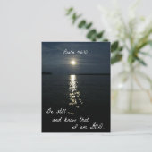 詩編46:10 ポストカード (スタンド正面)