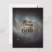 詩編46:10 ポストカード (正面/裏面)