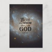 詩編46:10 ポストカード (正面)