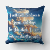 詩編4:2投枕飾 クッション (正面)