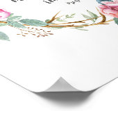 詩編4:8水彩リース ポスター (角)