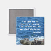 詩編50:15 マグネット (正面/裏面)