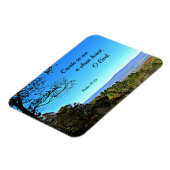 詩編51:10私にクリーンなハートを作成… マグネット (左側)