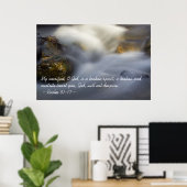 詩編51:17ポスター ポスター (ホームオフィス)