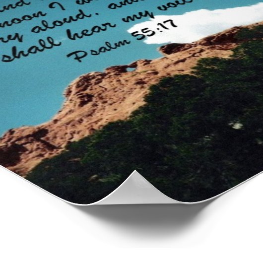 詩編55:17 ポスター (角)