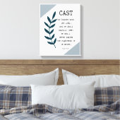 詩編55:22クリスチャンキャンバスプリントウォールデコール キャンバスプリント (インサイチュ (寝室))