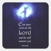 詩編55:22 スクエアシール (正面)