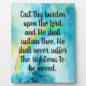 詩編55:22 フォトプラーク (正面)