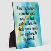 詩編55:22 フォトプラーク (側面)