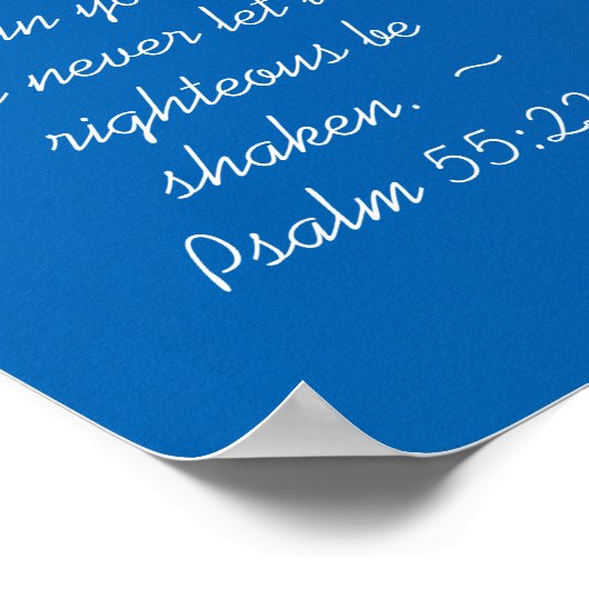 詩編55:22 ポスター (角)