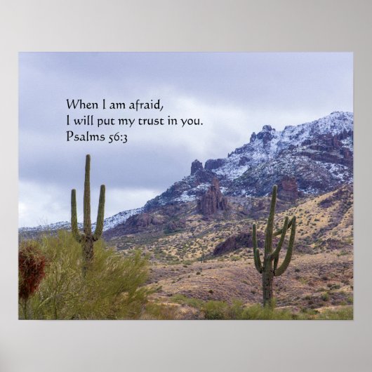 詩編56:3ポスター ポスター (正面)