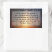 詩編56: 3-4 長方形シール (バッグ)