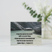 詩編61:2 ポストカード (スタンド正面)