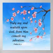 詩編62:1 ポスター (正面)