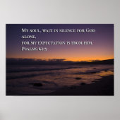 詩編62:5 ポスター (正面)