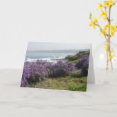 詩編65グリーティングカード カード (黄色い花)