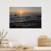 詩編65:8ポスター ポスター (キッチン)