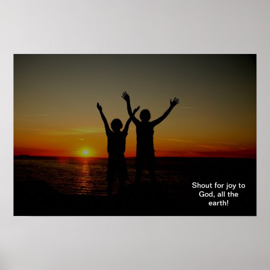 詩編66:1 ポスター (正面)