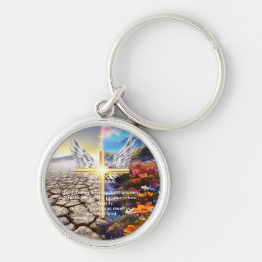 詩編68 キーホルダー (正面)