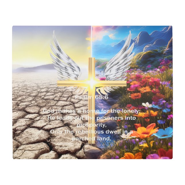 詩編68 メタルプリント (正面)