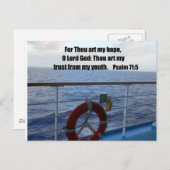 詩編71:5 ポストカード (正面/裏面)