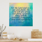 詩編84:11 ポスター (キッチン)