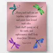 詩編85:10-11プラーク フォトプラーク (正面)