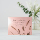 詩編91あなたの家の近くに来ペストは起こらない ポストカード (スタンド正面)