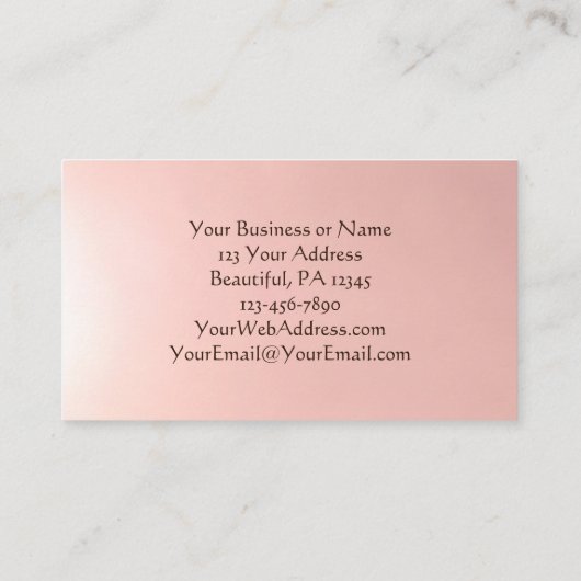 詩編91あなたの家の近くに来ペストは起こらない 名刺 (裏面)