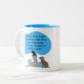 詩編91アクセント枕 ツートーンマグカップ (正面左)