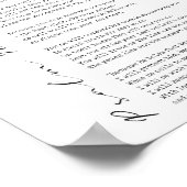 詩編91ウォールアート ポスター (角)