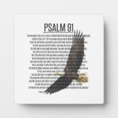 詩編91ソアリングイーグル聖なる書物、 経典アートプラーク フォトプラーク (正面)