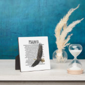 詩編91ソアリングイーグル聖なる書物、 経典アートプラーク フォトプラーク (インサイチュ)