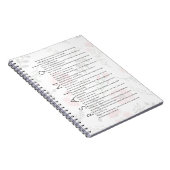 詩編91タイポグラフィフローラ誌 ノートブック (右側)