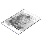 詩編91ヴィンテージ水彩獅子顔ジャーナル ノートブック (左側)