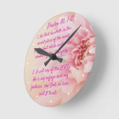 詩編91時1~2分丸時計 ラウンド壁時計 (傾斜)