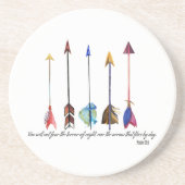 詩編91矢印 コースター (正面)