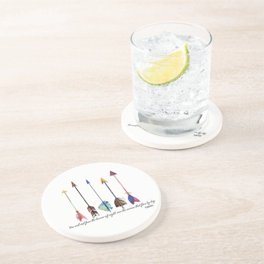 詩編91矢印 コースター (側面)