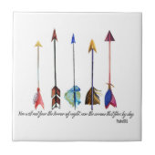 詩編91矢印 タイル (正面)