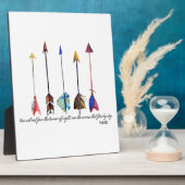 詩編91矢印 フォトプラーク (側面)